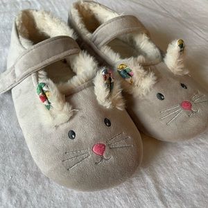 Boden kids bunny slippers